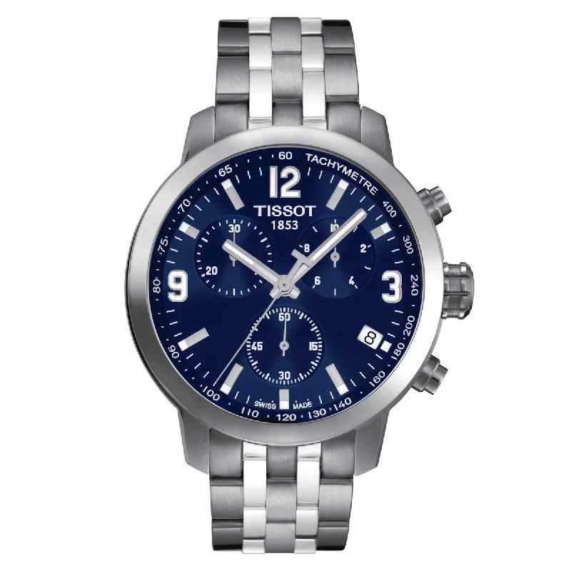 Women's Heritage Watches for Adventure Seekers-Tissot T-Sport Blue Dial Men 42mm