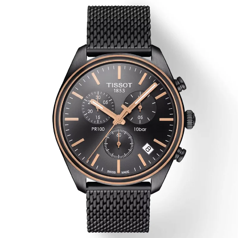 Women's Heritage Watches for Collectors-Tissot T-Classic Anthracite Dial Men 41mm