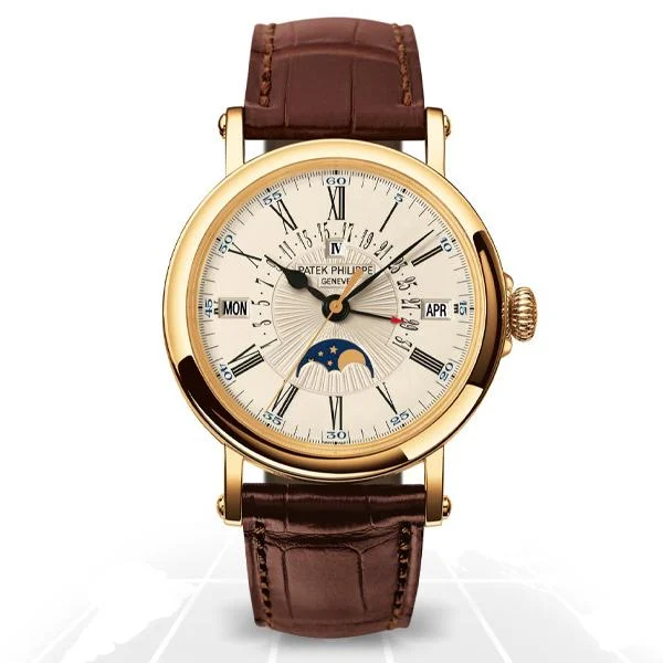 Men's Patek Philippe Watches with Luxury Materials-Patek Philippe Grand Complications Perpetual Calendar Retrograde Date 5159J-001 Men's Patek Philippe Watches with Luxury Materials-Patek Philippe Grand Complications Perpetual Calendar Retrograde Date 5159J-001