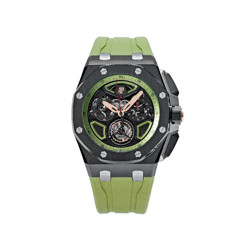 Men's Audemars Piguet Digital Watches-Audemars Piguet Royal Oak Offshore 26622CE.OO.D062CA.01 Flying Tourbillon Chronograph Limited Edition