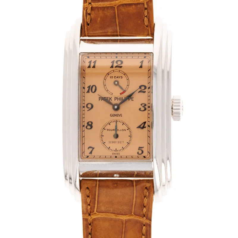 Men's Patek Philippe Twenty~4 Watches-Patek Philippe Platinum 10 Day Tourbillon Ref. 5101P