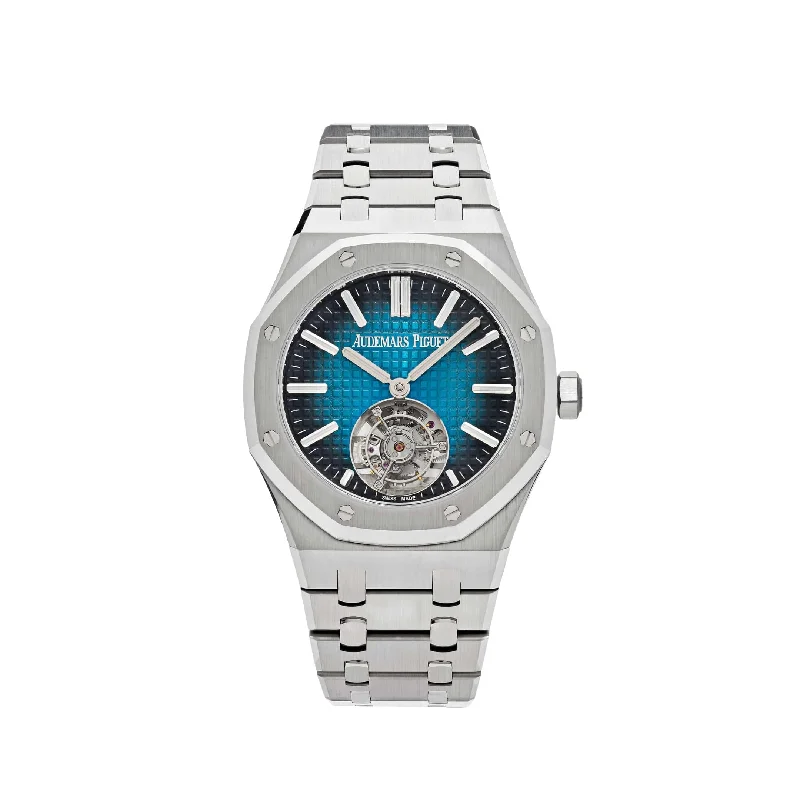 Men's Audemars Piguet Medium Size Style Watches-Audemars Piguet Royal Oak 26730TI.OO.1320TI.04 Flying Tourbillon Titanium Limited Edition
