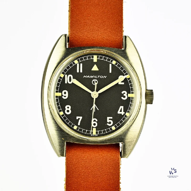 Men's Military Watches with Memorial Day Edition-Hamilton 6BB RAF Issued - 1975
