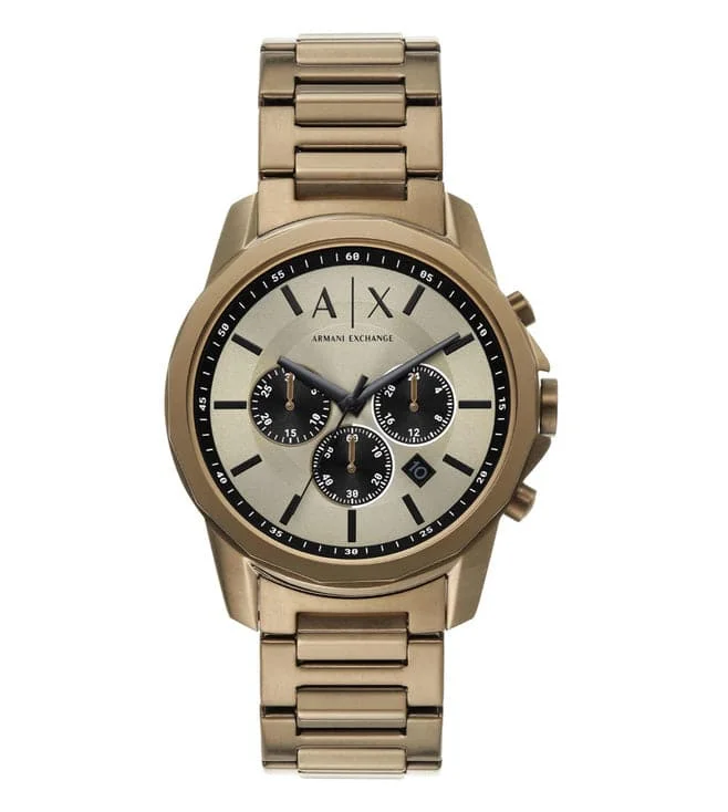 Men's Chronograph Watches with Pilot's Watch Design-Armani Exchange Ax1739 Chronograph Watch For Men