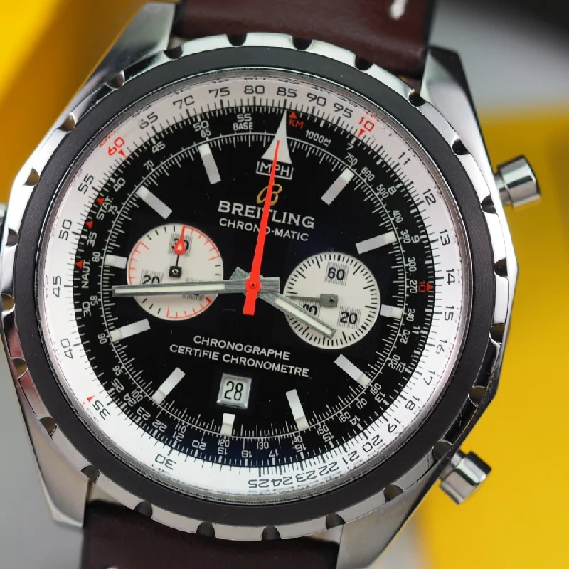 Women's Rolex Hybrid Watches-Breitling Chrono-Matic A41360 (2011)