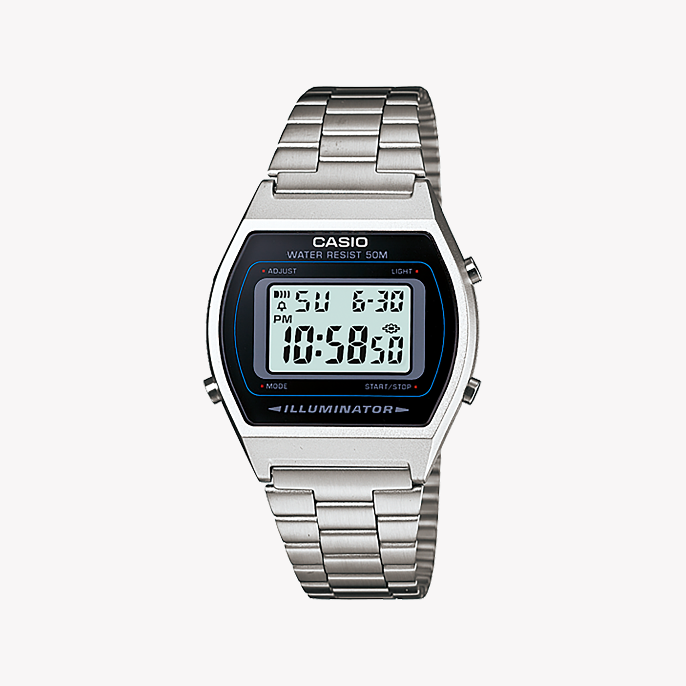 Men's Digital Watches with GPS Navigation-CASIO B640WD-1AV ELEGANCE IN ADVENTURE - STAINLESS STEEL UNISEX TIMEPIECE