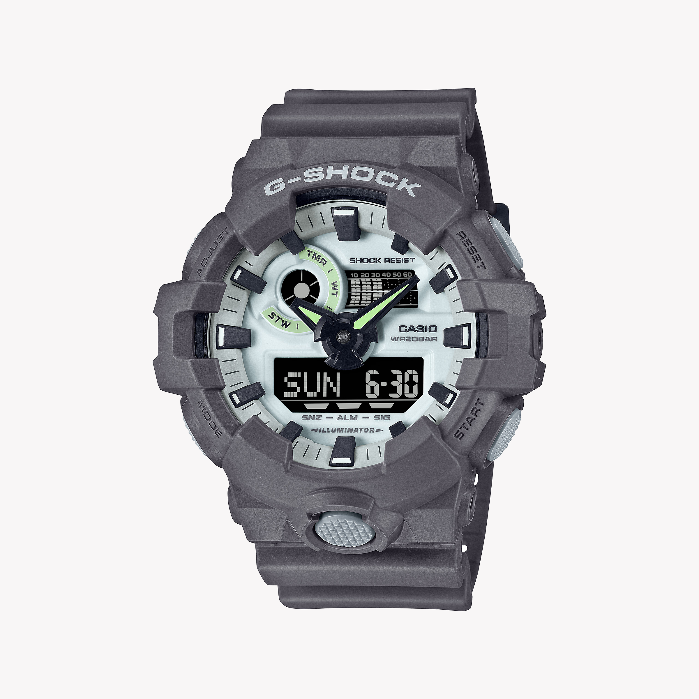 Men's Digital Watches with Aviation Theme-G-SHOCK Men's Dark Gray Resin Watch, Digital Dial | GA-700HD-8ADR