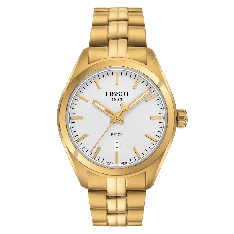 Women's Heritage Watches for Travelers-Tissot T-Classic Silver Dial Women 33mm