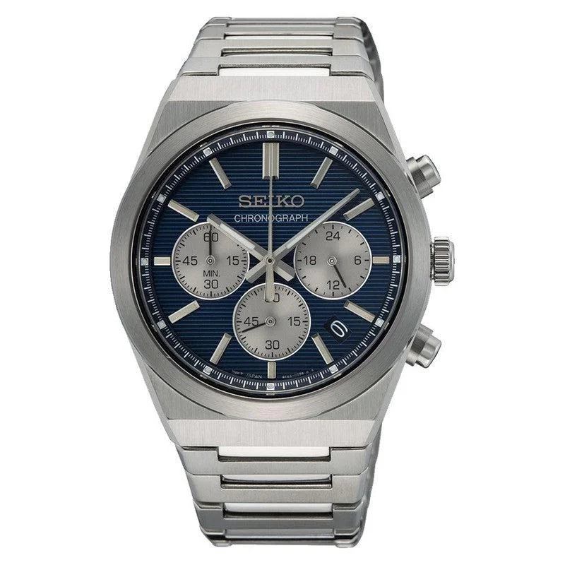 Women's Chronograph Watches with Tactical Design-Seiko Conceptual Chronograph Watch - SSB453P1
