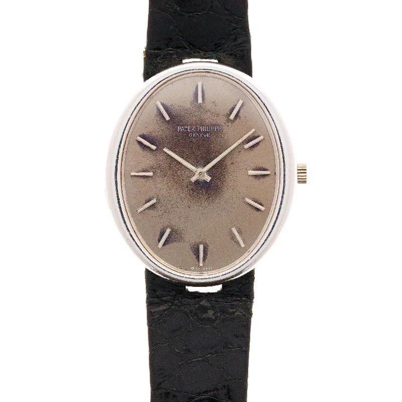 Men's Patek Philippe Watches for Retro Enthusiasts-Patek Philippe White Gold Ellipse Ref. 3598