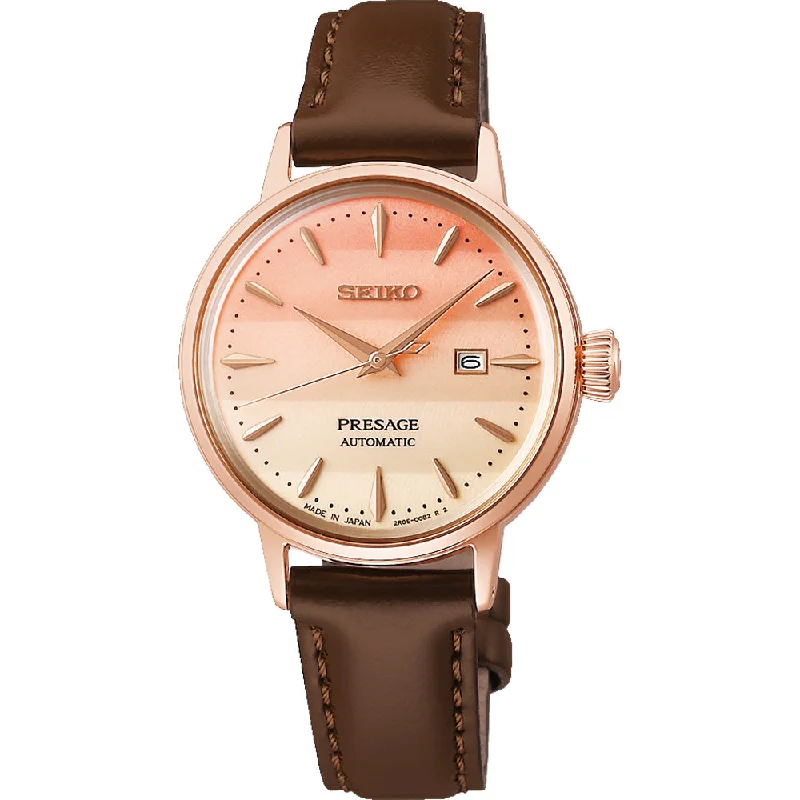 Men's Seiko Retro Style Watches-Seiko Presage Cocktail Star Bar SRE014J Tokyo Magic Limited Edition