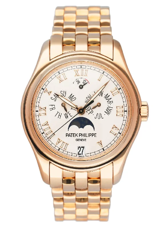 Men's Patek Philippe Watches with Luxury Branding-Patek Philippe Annual Calendar 5036/1R-001 Mens Watch Box Papers