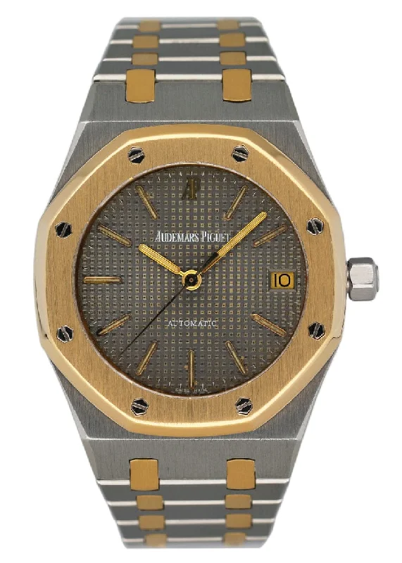 Men's Audemars Piguet Wedding Watches-Audemars Piguet Royal Oak 14788SA Grey Dial Two Tone Mens Watch