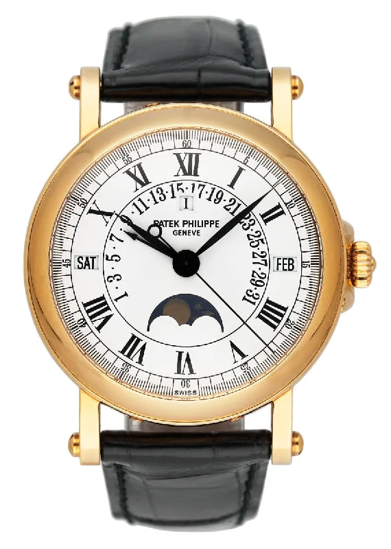 Men's Patek Philippe Grand Complications Watches-Patek Philippe Perpetual Calendar 5059J Mens Watch