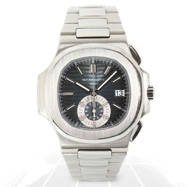 Men's Patek Philippe Watches for Customization-Patek Philippe Nautilus Chronograph 5980/1A-001