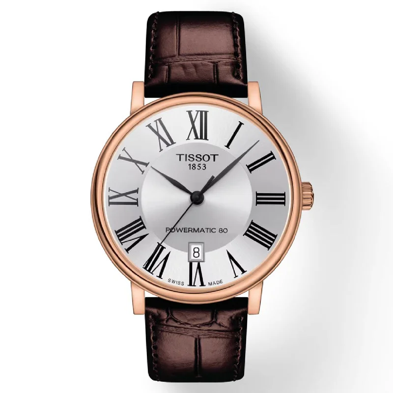 Women's Heritage Watches for Business Meetings-Tissot T-Classic Silver Dial Men 40mm