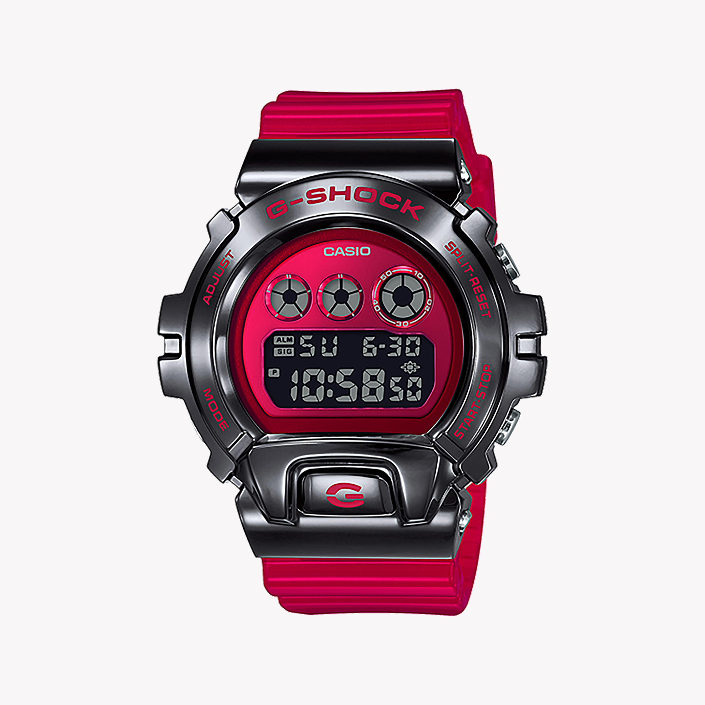 Men's Digital Watches for Timeless Style-CASIO G-SHOCK GM-6900B-4DR - BOLD PINK STRIKE MEN'S WATCH with Shock-Resistant Design & 200m Water Resistance