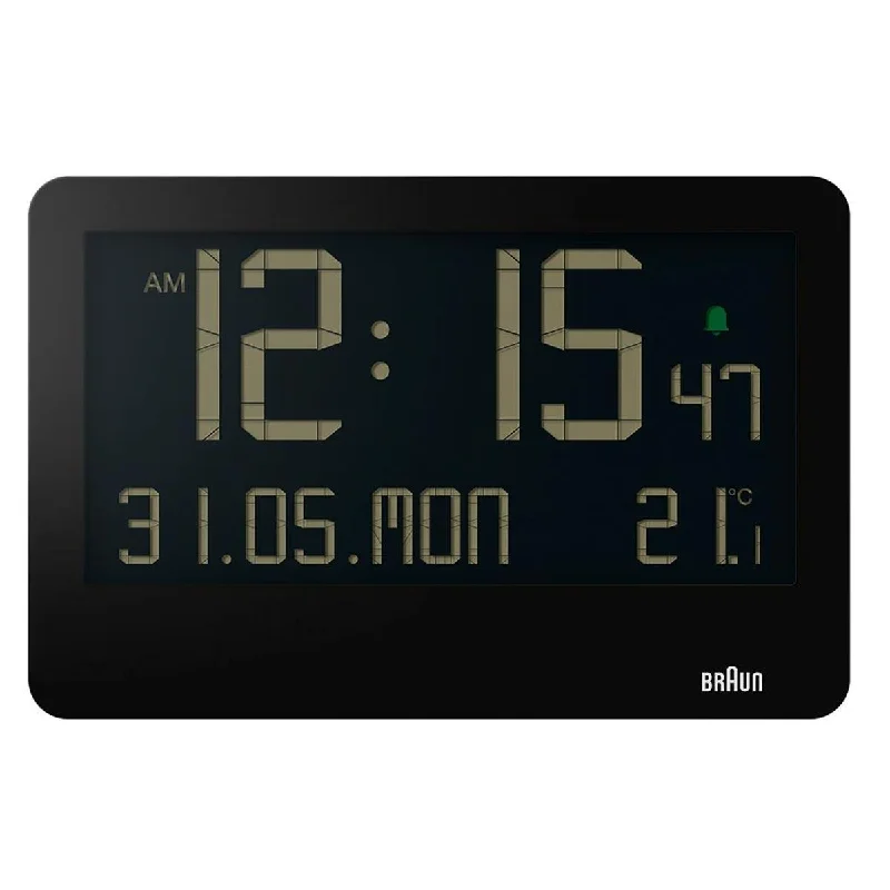 French Empire Mantel Clocks for Luxury Style-Braun Digital Wall Clock BC14B