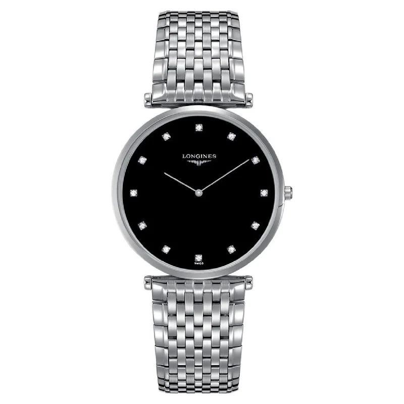 Women's Pilot Watches with Pilot's Watch Design-Longines La Grande Classique Black Dial Women 37mm Women's Pilot Watches with Pilot's Watch Design-Longines La Grande Classique Black Dial Women 37mm