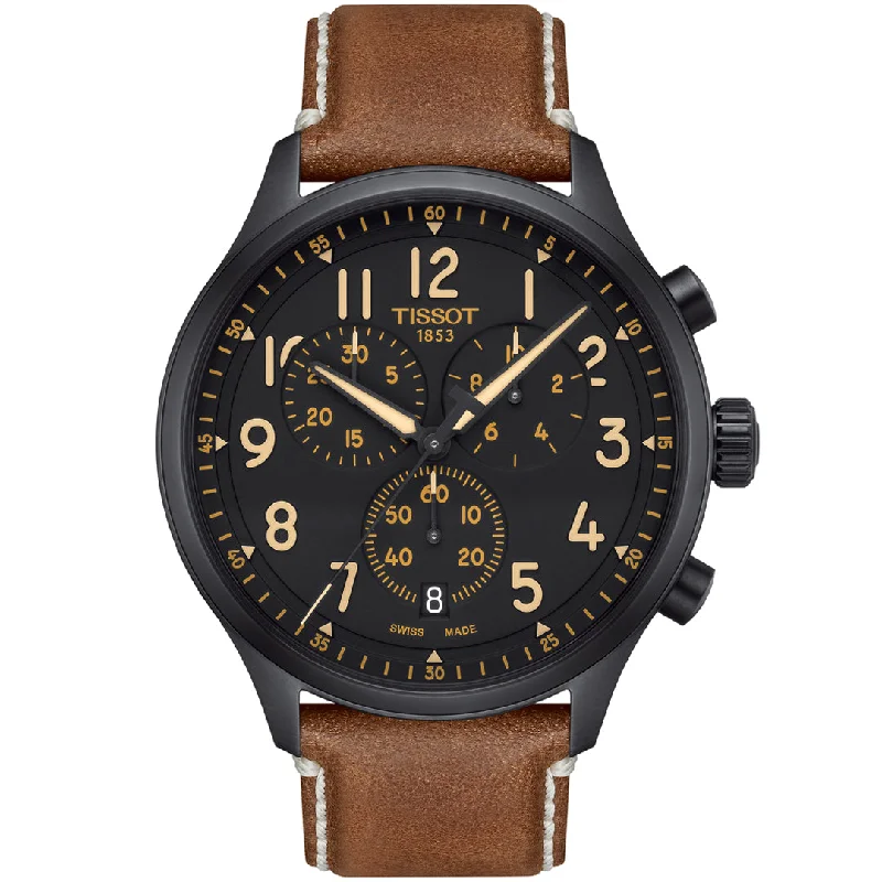 Men's Quartz Watches for Temperature Monitoring-TISSOT, CHRONO XL