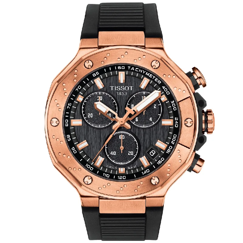 Men's Quartz Watches for Travelers-TISSOT, T-RACE