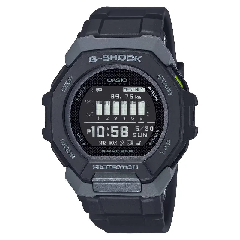Men's Digital Watches with Anniversary Edition-Casio Casio G-Shock (Gbd-300-1Dr) Digital 47.4mm Resin Band