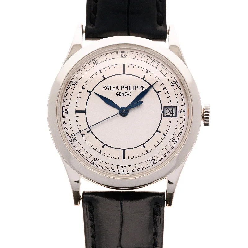 Men's Patek Philippe Twenty~4 Watches-Patek Philippe White Gold Calatrava Ref. 5296