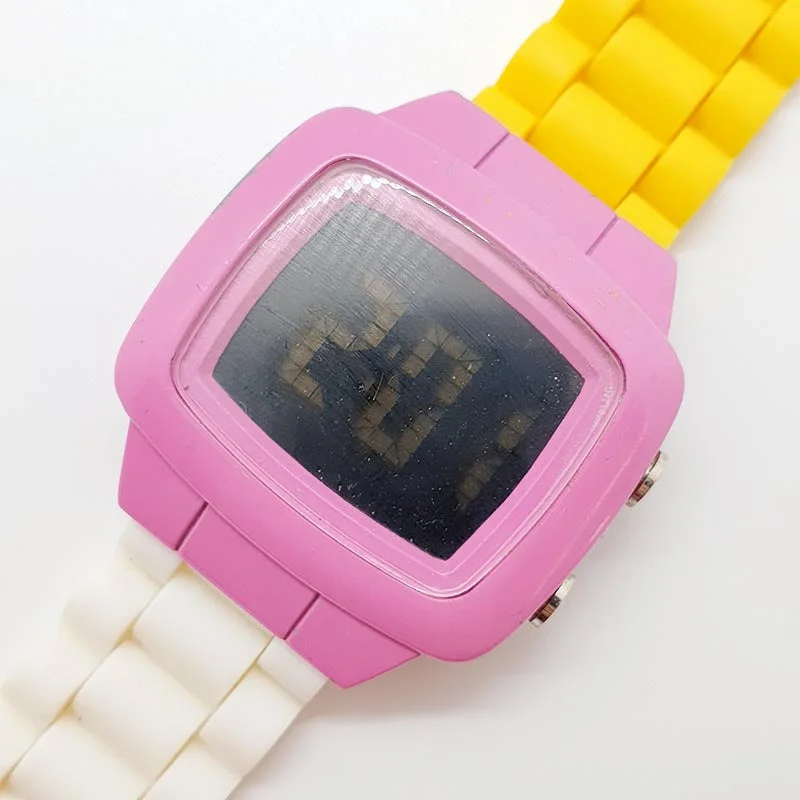 Women's Pilot Watches for Navigation Instruments-Geneva Platinum Digital Watch | Colorful LCD Unisex Watch Women's Pilot Watches for Navigation Instruments-Geneva Platinum Digital Watch | Colorful LCD Unisex Watch