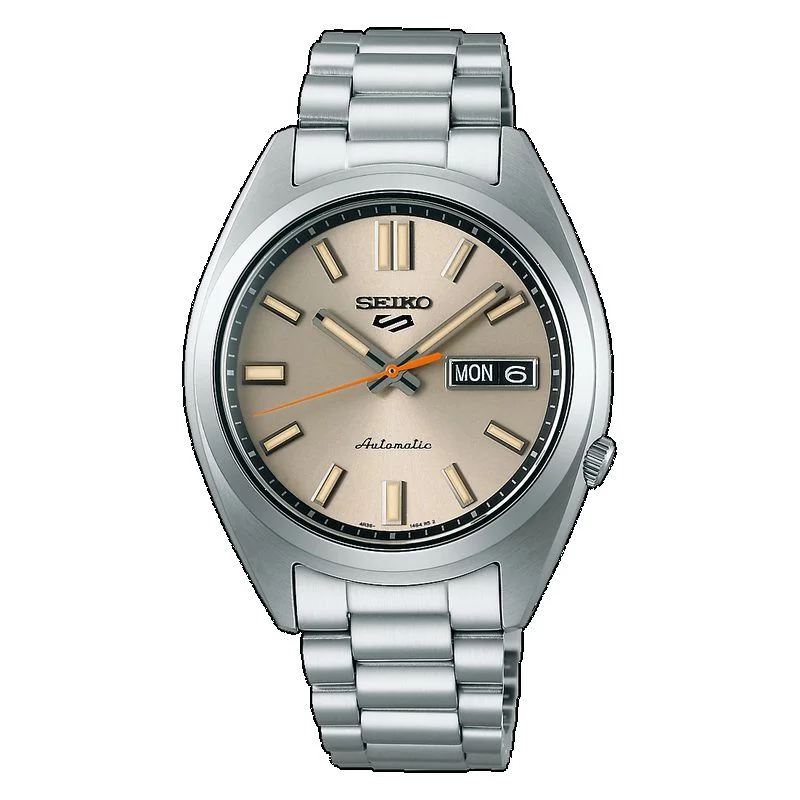Men's Seiko German Made Watches-Seiko 5 Sports SNXS Beige Chinos Classic Sports - SRPK91K1