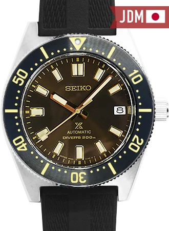 Men's Seiko Japanese Made Style Watches-Prospex 62MAS 200M Automatic Gilt Ref. SBDC105