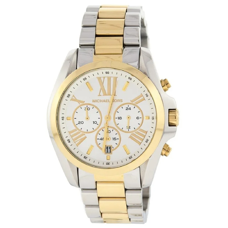 Women's Chronograph Watches for Temperature Monitoring-Michael Kors Women's MK5627 Bradshaw Chronograph Two-Tone Stainless Steel Watch