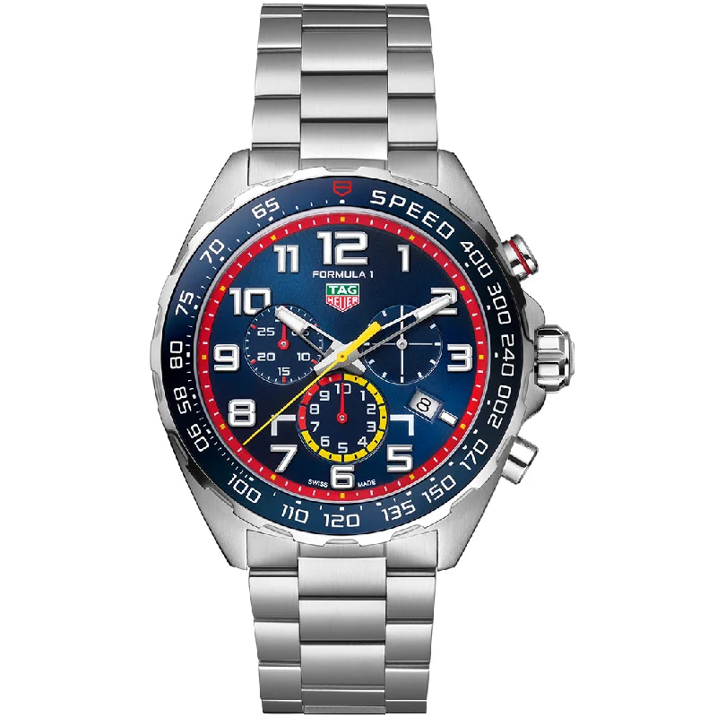 Men's Quartz Watches for Weather Monitoring-TAG HEUER, FORMULA 1 X RED BULL RACING