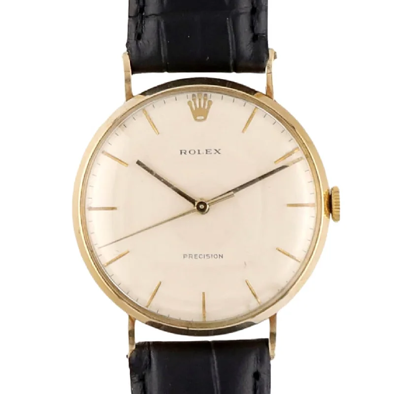 men's Rolex watches with tachymeter scale -​Rolex Precision 9k Gold, 1954