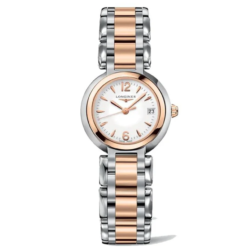 Women's Pilot Watches for Timeless Style-Longines PrimaLuna White dial Women 26mm