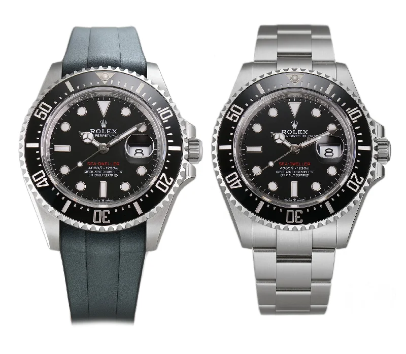 Best men's Rolex watch for small wrists under 40mm -43mm Anniversary Red Writing Dial With Cyclops With RubberB