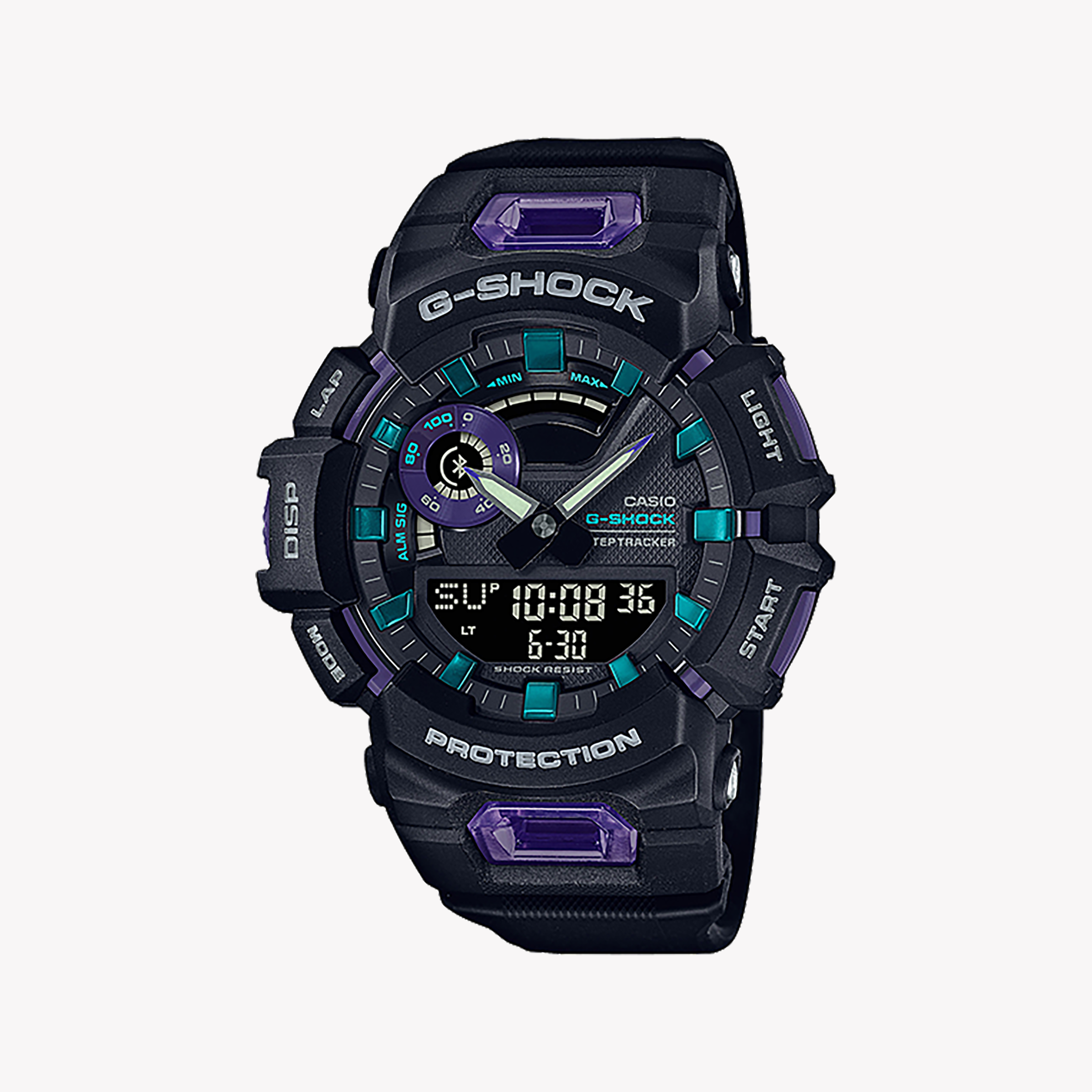 Men's Digital Watches for High-End Collectors-CASIO G-SHOCK GBA-900-1A6DR SPORTY ELEGANCE - MEN'S BLACK RESIN DIGITAL WATCH