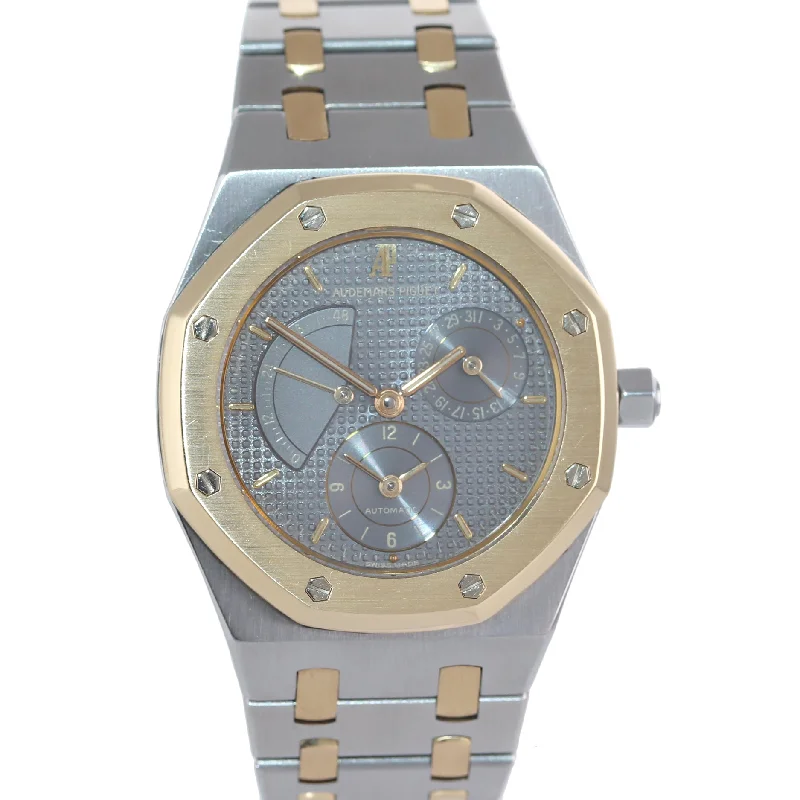 Audemars Piguet Monogrammed Design Watches for Women-Audemars Piguet Royal Oak Date Two Tone Gold 36mm Slate Watch