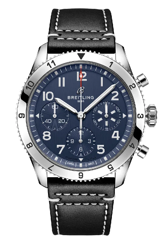 Men's French Made Style Dress Watches for Elegance-Breitling Classic AVI Chronograph 42 Vought F4U Corsair A233801A1C1X1