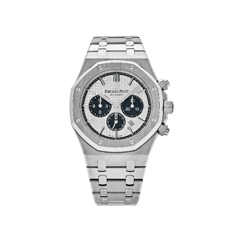 Men's Audemars Piguet Smart Design Watches-Audemars Piguet Royal Oak 26331ST.OO.1220ST.03 Selfwinding Chronograph Stainless Steel White Dial