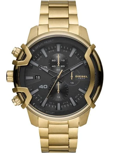 Men's Chronograph Watches with Tachymeter Scale-Diesel Griffed Watch
