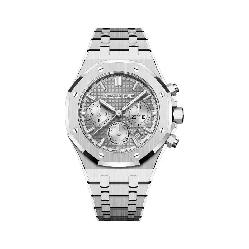 Men's Audemars Piguet Handmade Style Watches-Audemars Piguet Royal Oak Chronograph 26715ST.OO.1356ST.02 Stainless Steel Grey Dial