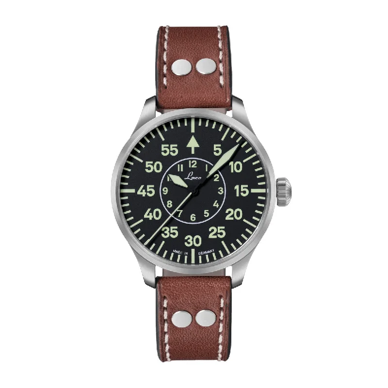 Pilot Watches for Men with High Contrast Display-Pilot Basic Aachen 39 861990