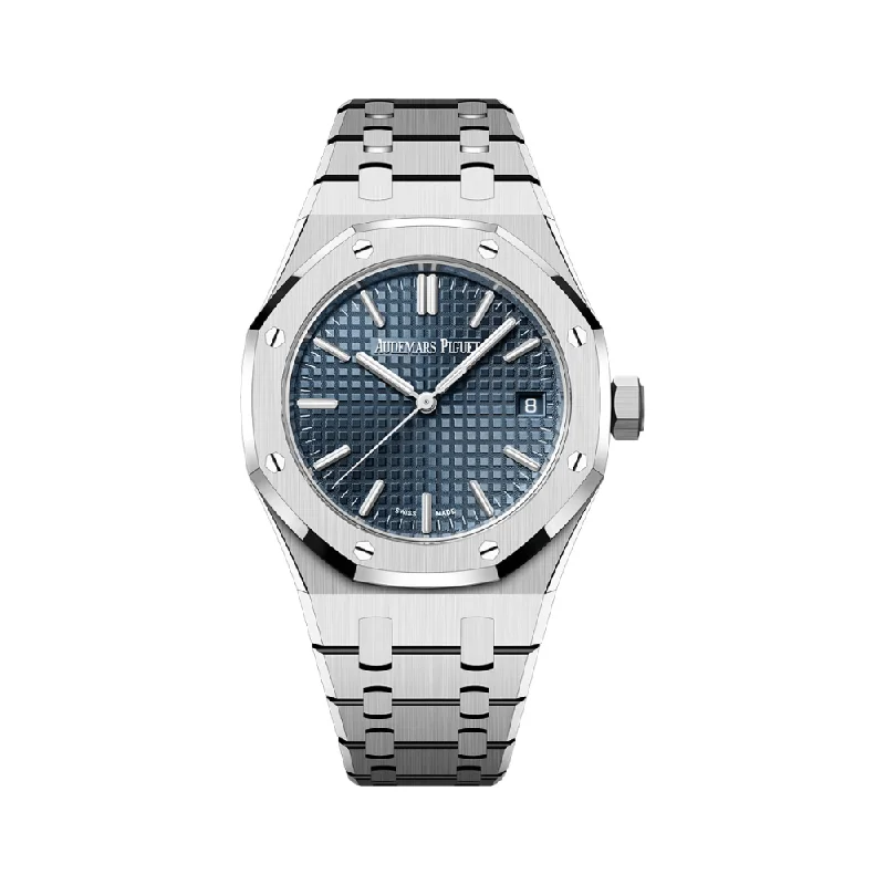 Men's Audemars Piguet Stylish Style Watches-Audemars Piguet Royal Oak 15550ST.OO.1356ST.06 Stainless Steel Blue Dial