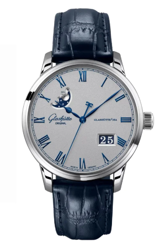 Men's Occasional Design Dress Watches for Special Events-Glashütte Original Senator Excellence Panorama Date Moon Phase 1-36-24-02-02-61