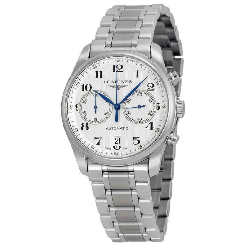 Men's Chronograph Watches for Humidity Monitoring-Longines Men's L2.629.4.78.6 Master Chronograph Stainless Steel Watch