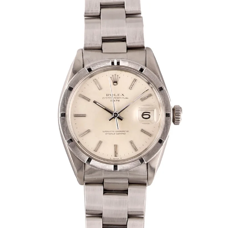 men's Rolex watches with diamond accents -​Rolex Oyster Perpetual Date 1501, 1968