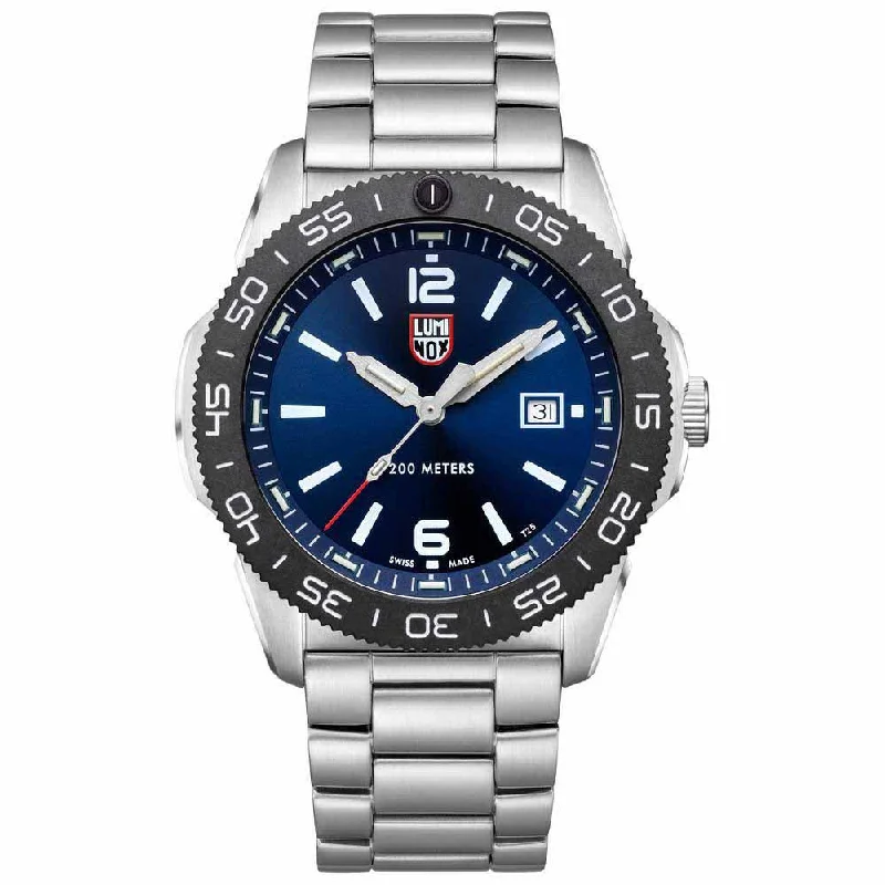 Men's Automatic Wind Dress Watches for Mechanical Movement-Luminox Pacific Diver Men's Blue Watch XS.3123
