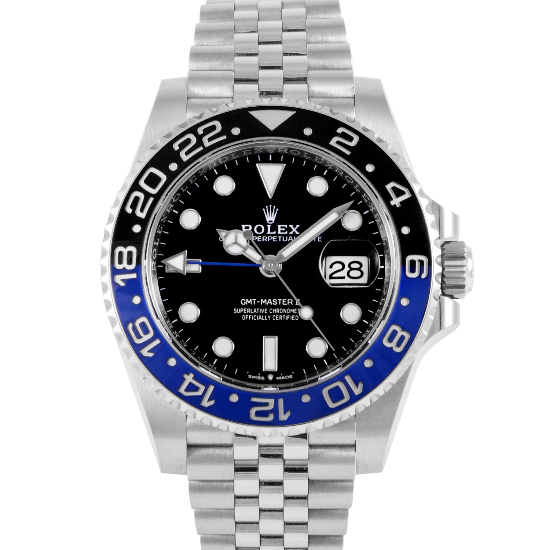 Women's Rolex Solar Powered Design Watches-GMT-Master II "Batgirl"