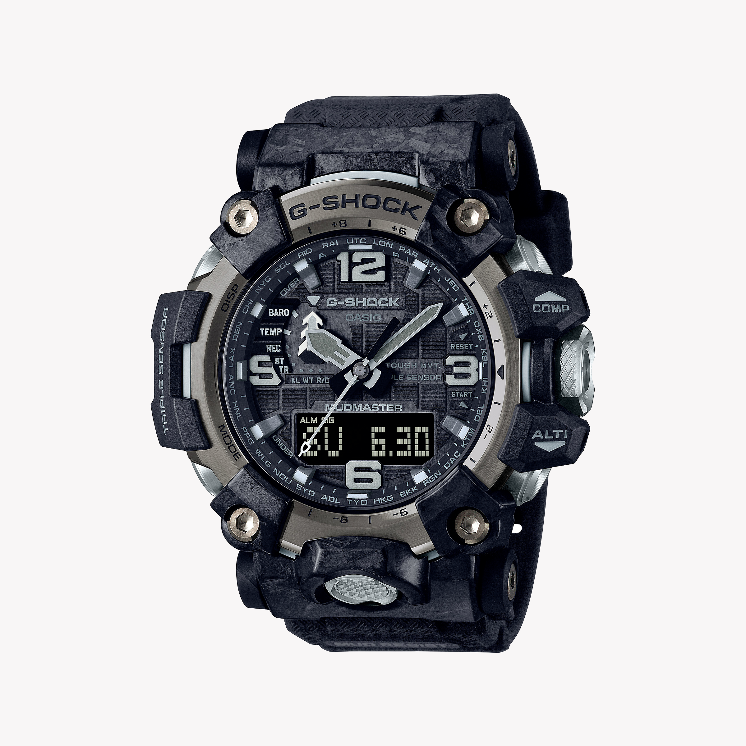 Men's Digital Watches with Radio Frequency-CASIO G-SHOCK GWG-2000-1A1DR - RUGGED ADVENTURER MEN’S WATCH WITH MUD & SHOCK RESISTANCE