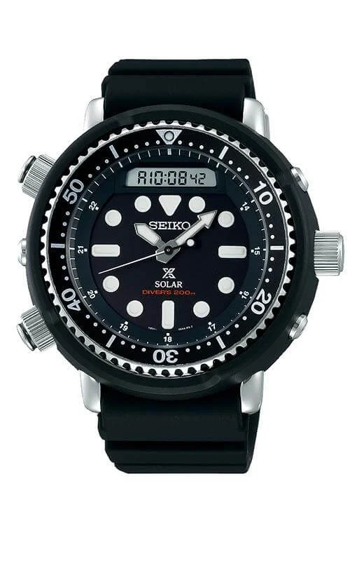 Men's Seiko Limited Edition Watches-Seiko Prospex "Arnie' Re-Edition Solar Divers Mens Watch (SNJ025P1)